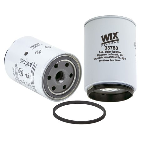 WIX FILTERS Fuel Water Separator Filter, Wix 33788 33788